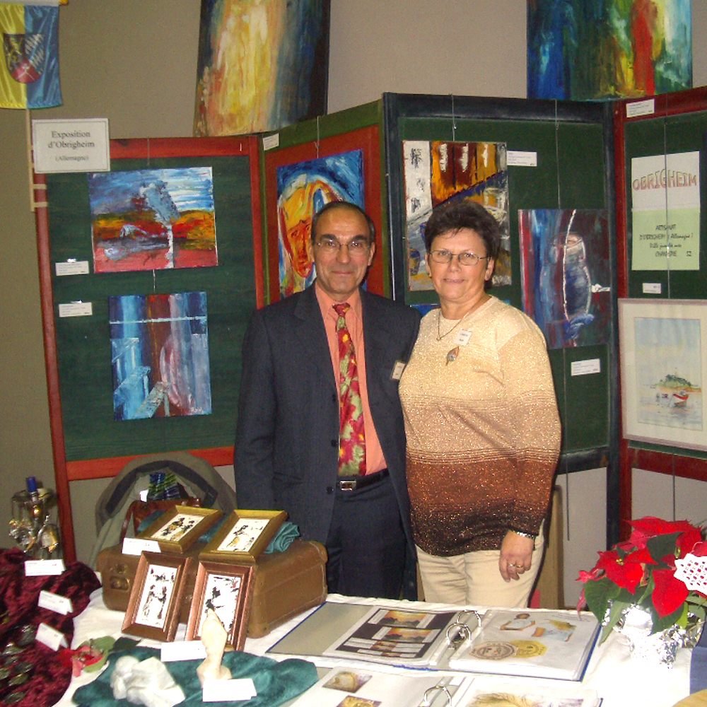2006 Partnerstadt Ausstellung in Chantepie/Frankreich mit dortigen KünstlerInnen